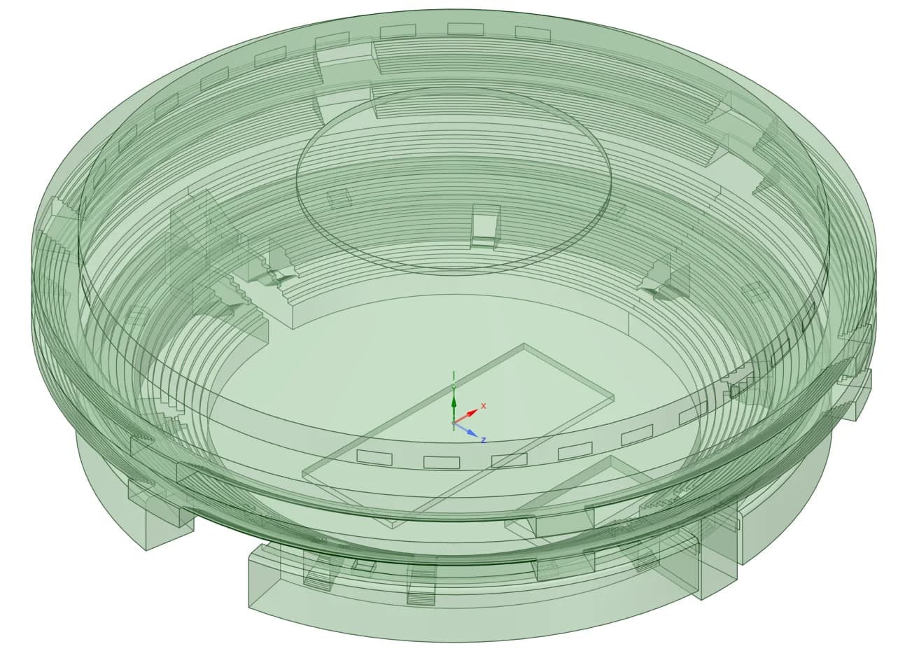 Arena CAD geometry